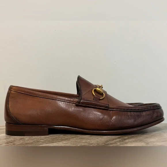 GUCCI 1953 Horsebit Leather Loafer Brown Ombre 8 / 8.5 US  display picture 2